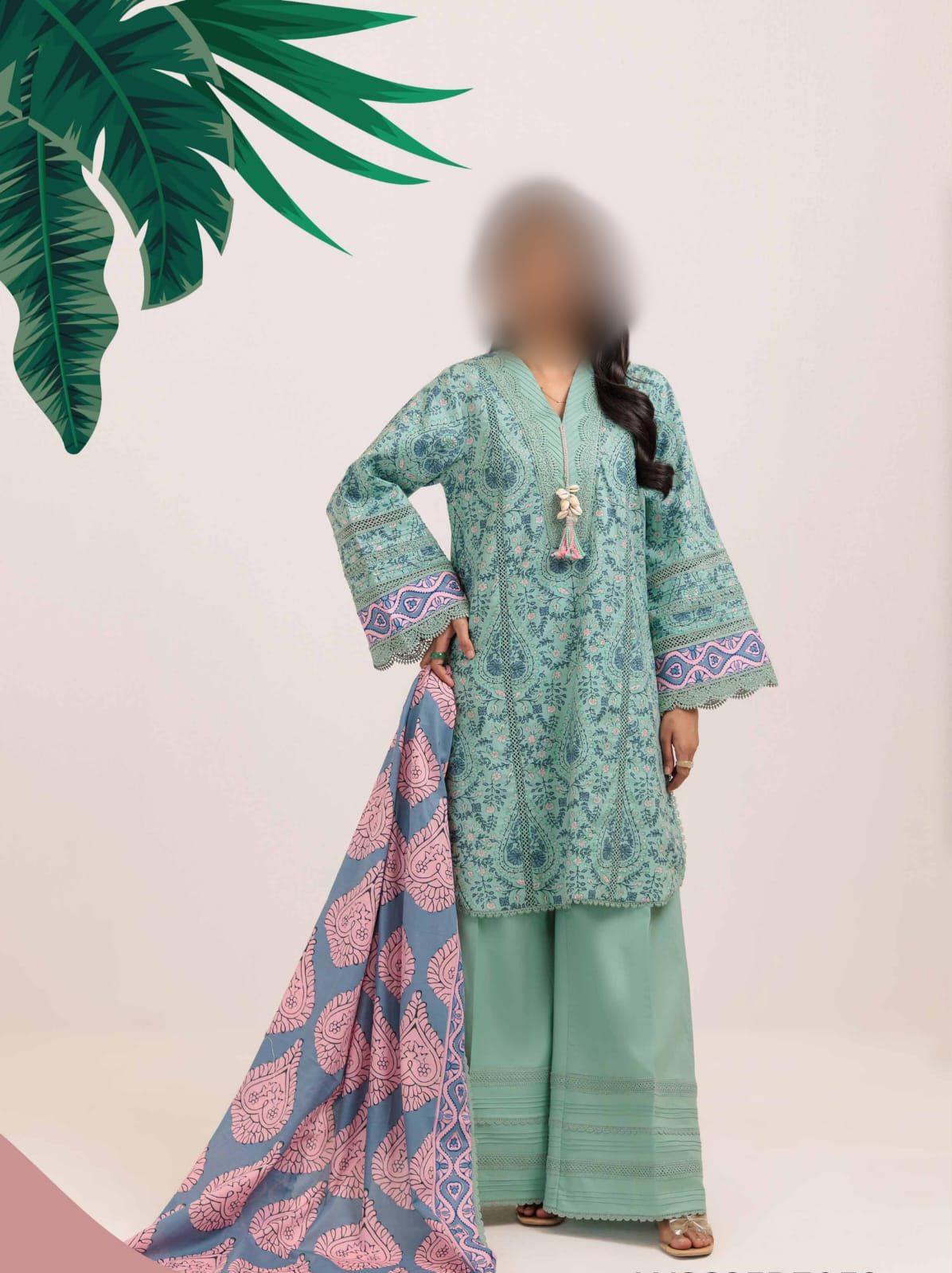 Bonenza Satrangi Unstiched 3 Pc Printed Lawm. {Drop-5}